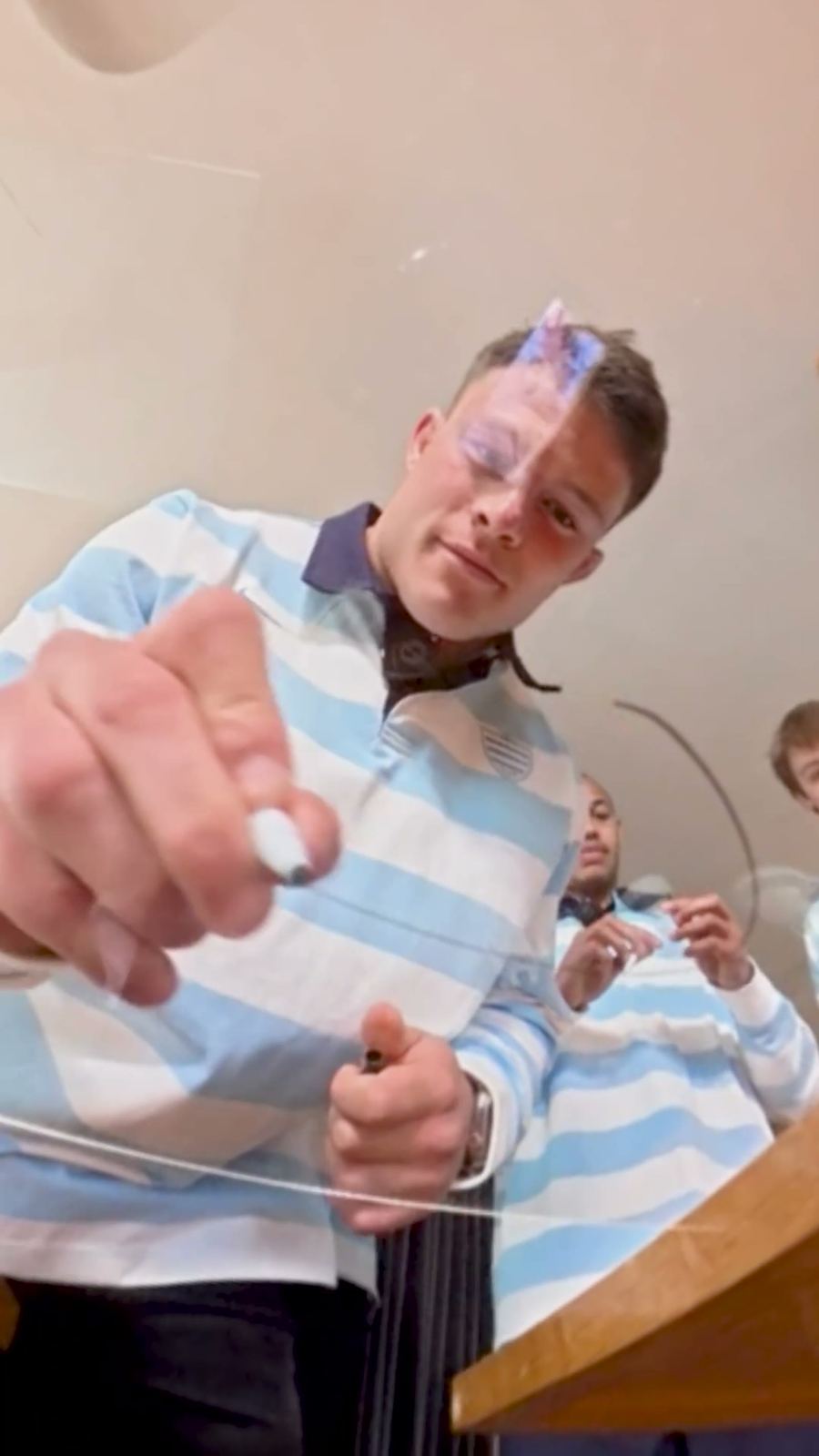 Bigard, capsules jeux verticales avec des joueurs du Racing 92